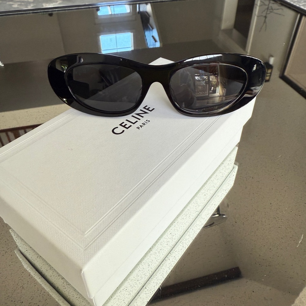 Celine Glossy Black Sunglasses